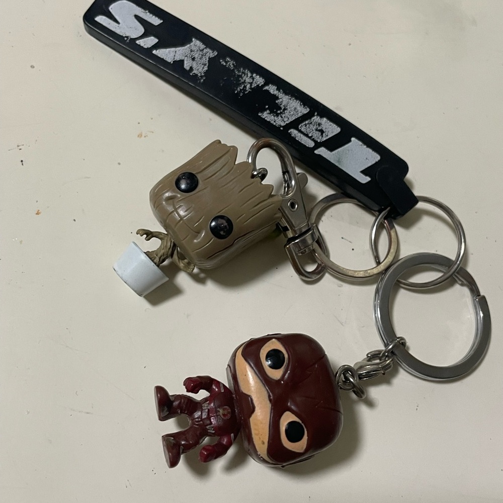 Tilly's Black and Brown Character Key Holders